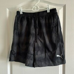 Men’s Small Black Puma Running Shorts with Liner